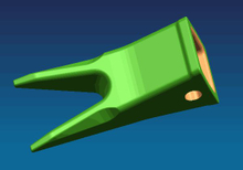 9W8452WTL CAT J ファミリー J460 バケット歯 E330 E345 988 988F